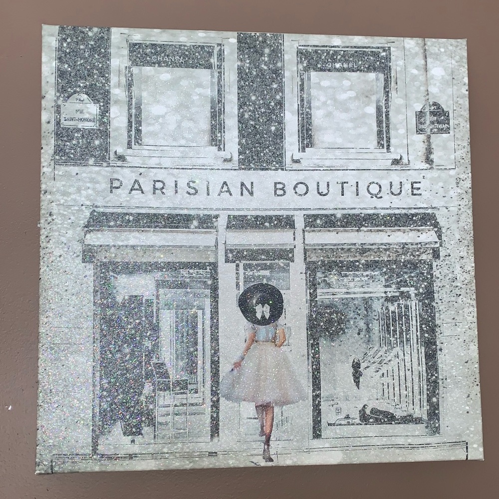 “Parisian Boutique” on Canvas. 20x20